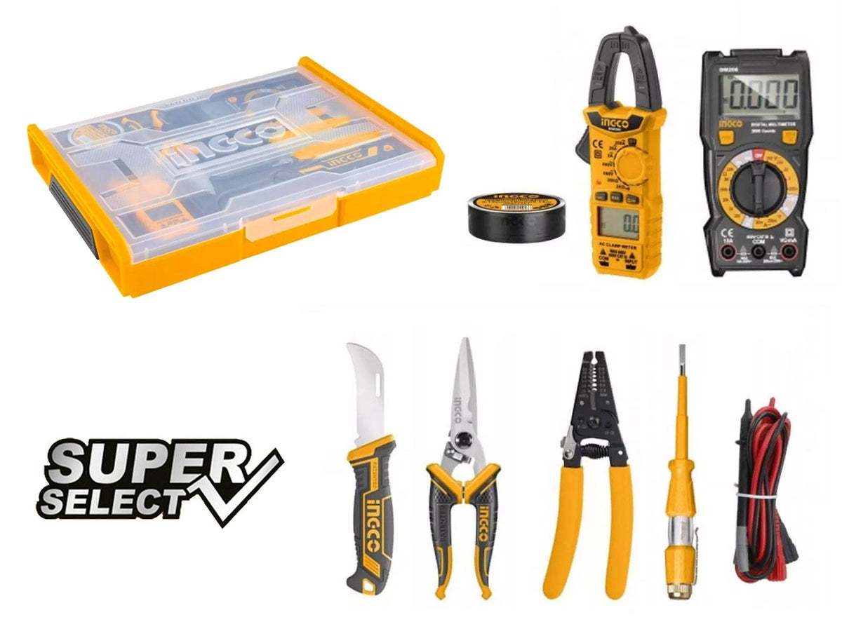 INGCO 7PCS TELECOM TOOL WITH PLASTIC BOX HKTV01 SET HKTV01T071