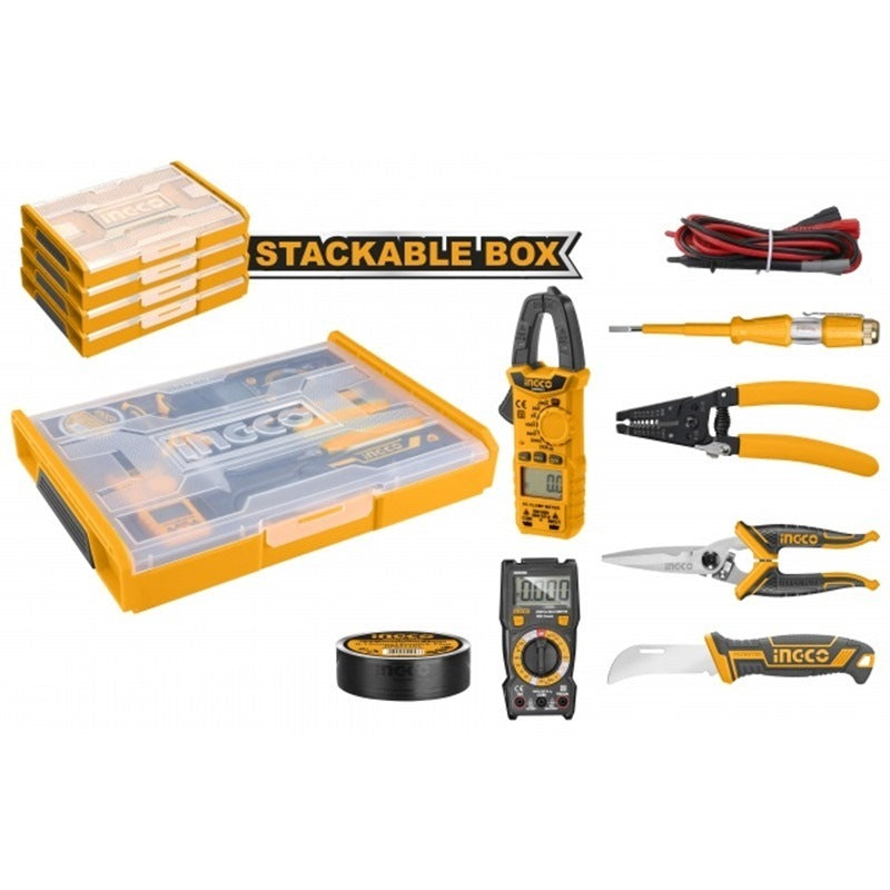 INGCO 7PCS TELECOM TOOL WITH PLASTIC BOX HKTV01 SET HKTV01T071