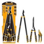 INGCO 3PCS PRUNING, HEDGE SHEARS & LOPPER SET HLT76033