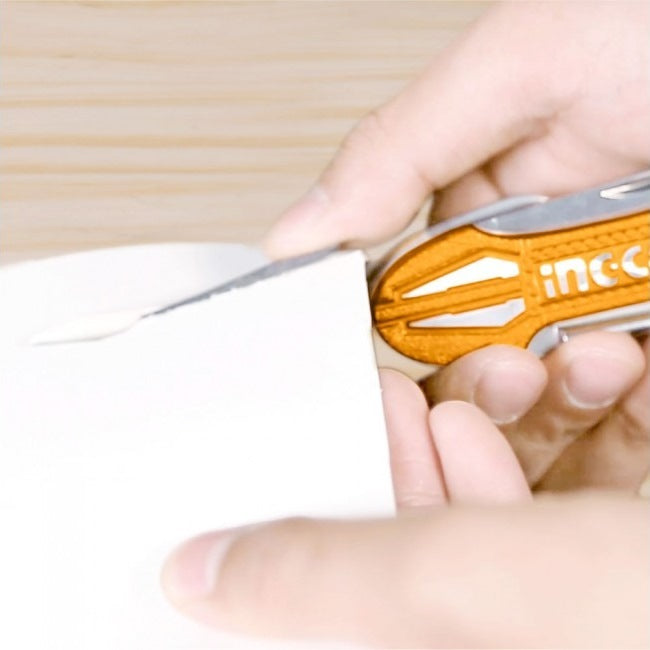 INGCO MULTI FUNCTION POCKET FOLDING KNIFE (15 FUNCTIONS) HMFK8158