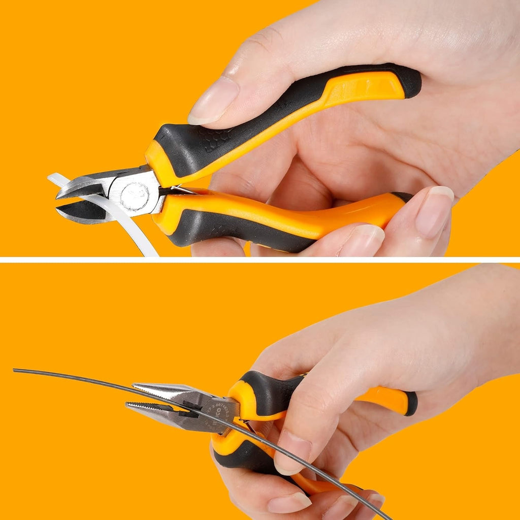 INGCO 6PCS 4.5" MINI PLIERS SET CP, LNP, ECP, DCP, FNP & NNP HMPS06115