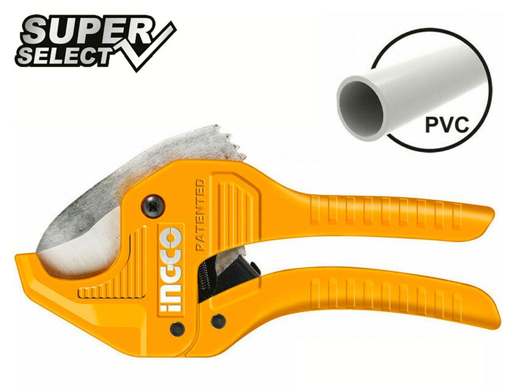 INGCO INDUSTRIAL PVC PIPE CUTTER CAP:42MM, LENGTH 203MM HPCS05428