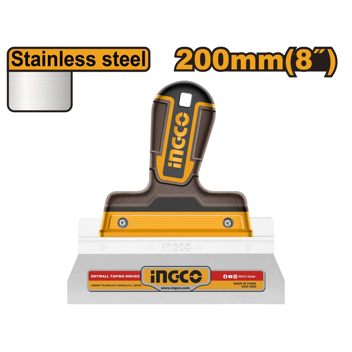 INGCO STAINLESS STEEL DRY WALL TAPING KNIVES