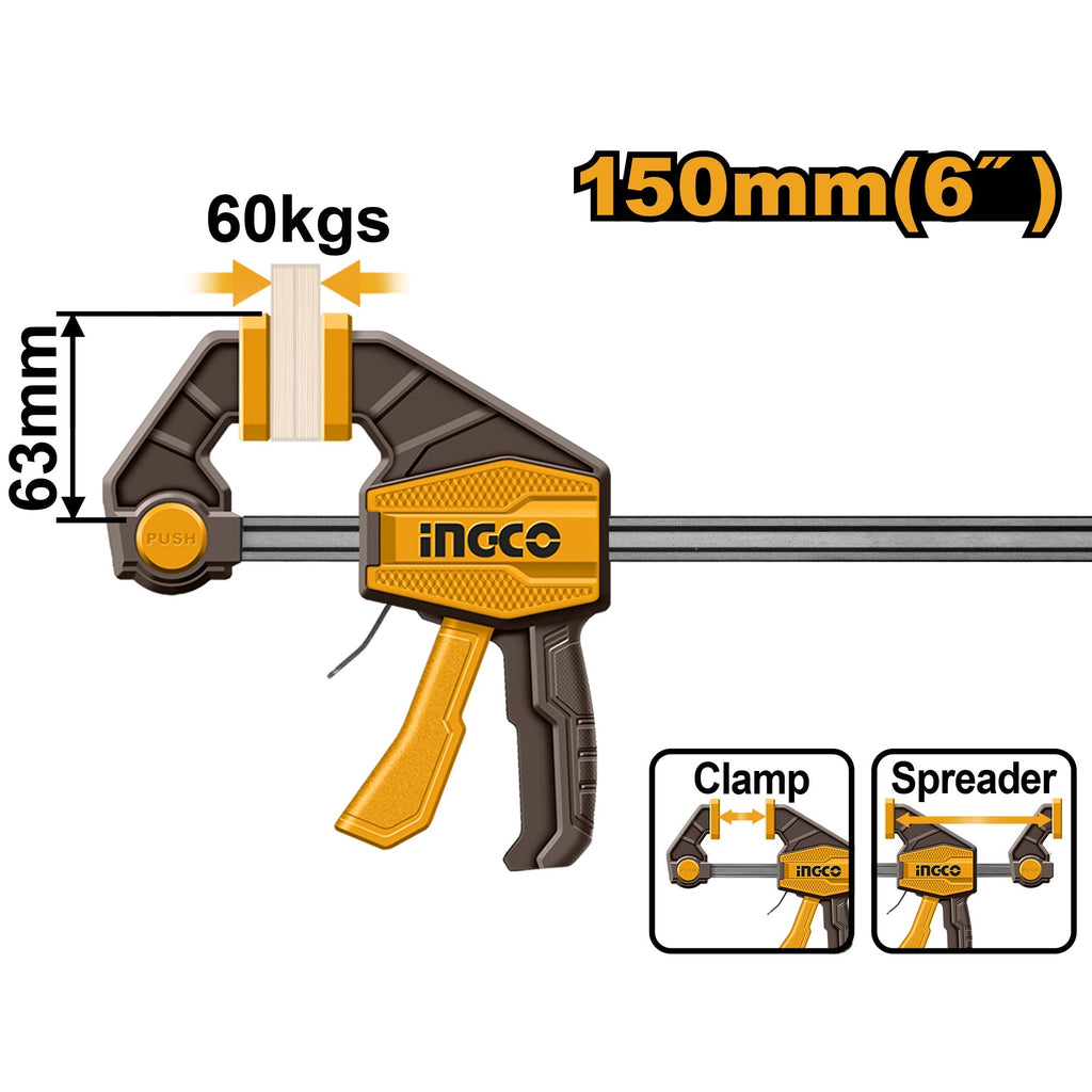 INGCO QUICK GRIP BAR CLAMP