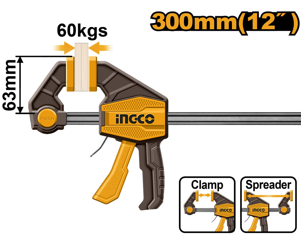 INGCO QUICK GRIP BAR CLAMP