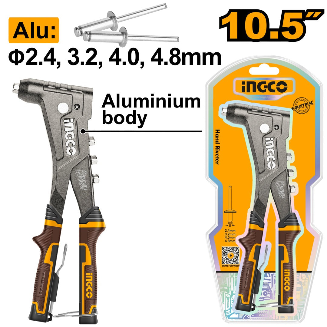 INGCO HD HAND RIVETER 2.4- 4.8MM HR105