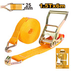 INGCO RATCHET TIE DOWN 25MM X 6M, LOAD 1.5T HRSP262