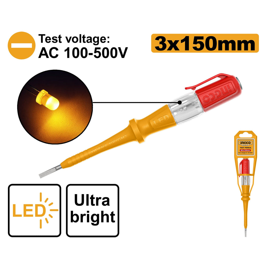 INGCO HIGH BRIGHTNESS VOLTAGE TESTER 500V
