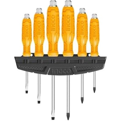 INGCO 6PCS GO THROUGH SCREWDRIVER SET HSGTDC180601 Main image