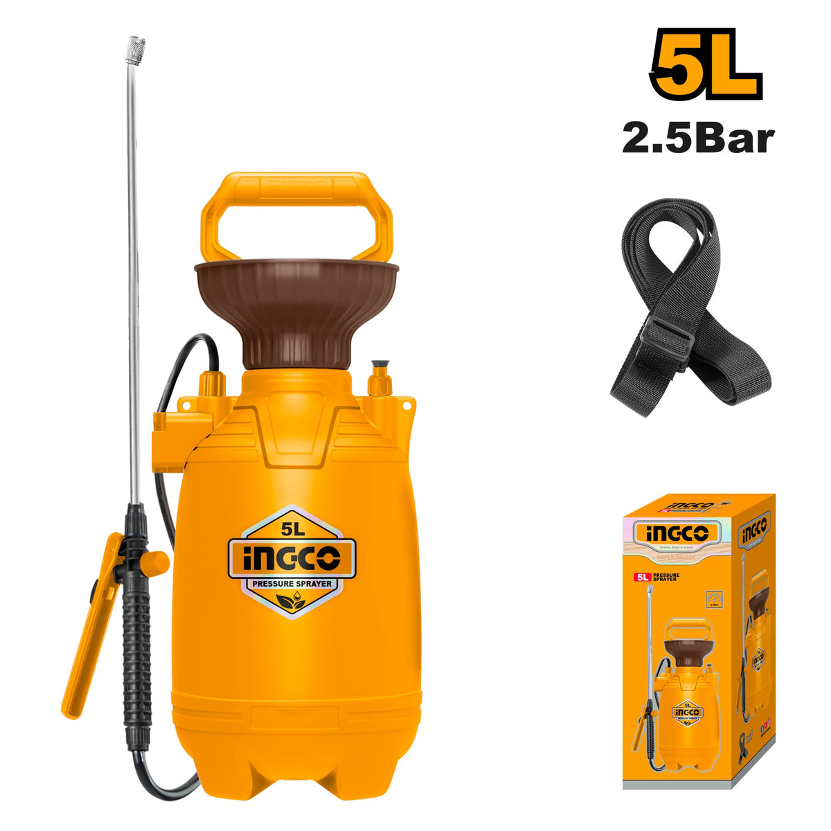 INGCO PRESSURE SPRAYER 5.0L HSPP30502 Main image