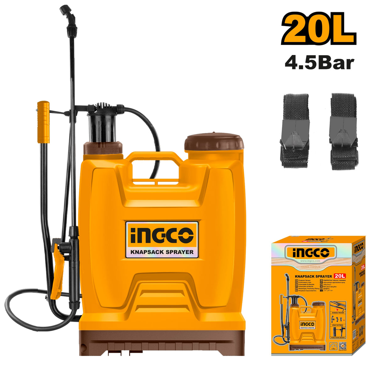 INGCO KNAPACK 20 L PRESSURE SPRAYER HSPP42002 Main image