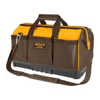 INGCO 16" H/DUTY IND.TOOL BAG,16 POCKETS, SHOULDER STRAP 412526CM HTBG08