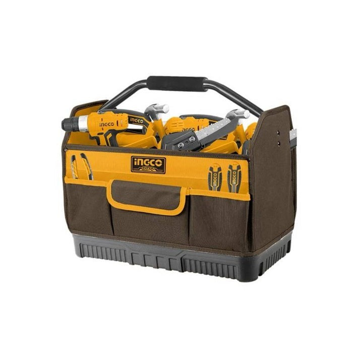 INGCO 16 INCH INDUSTRIAL GRADE TOOL BAG 410X230X320MM HTBGL04
