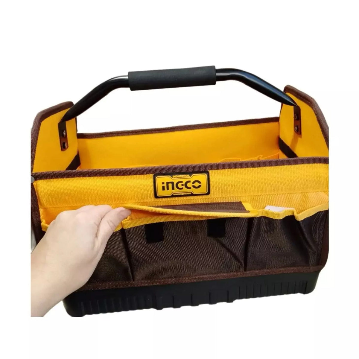 INGCO 16 INCH INDUSTRIAL GRADE TOOL BAG 410X230X320MM HTBGL04