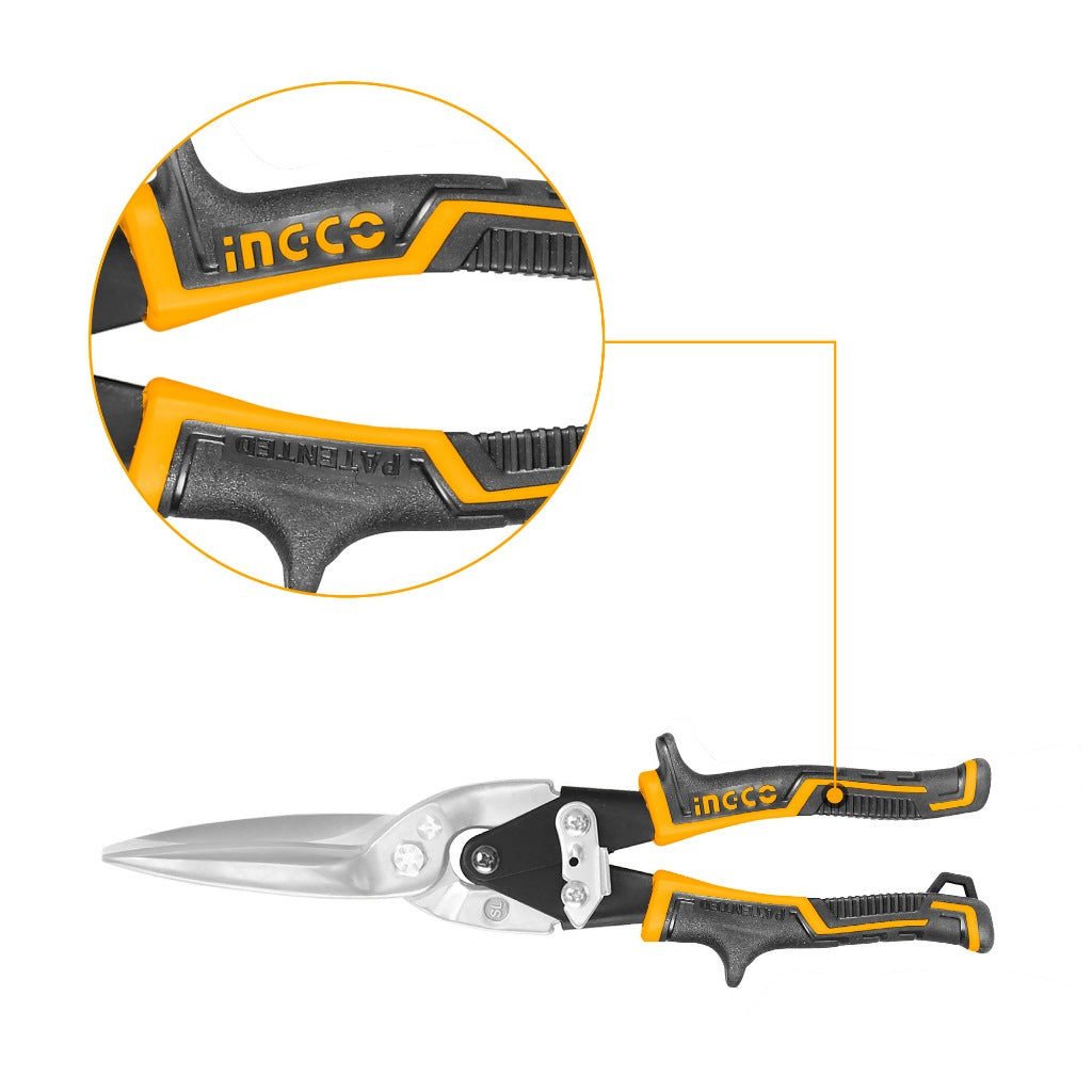 INGCO HD CR-MO STRAIGHT CUT AVIATION SNIP 10" 250MM HTSN2610S Secondary image
