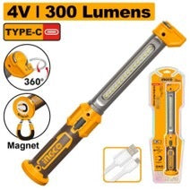 INGCO 4V RECHARGEABLE LED WORK LAMP 150~300 LUMENS (NO USB CHARGER) HWLI043006 Main image