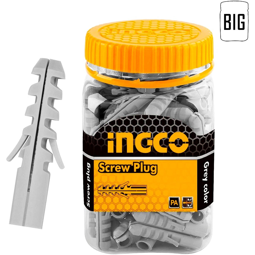 INGCO PVC WALL PLUG GREY (BOTTLE)