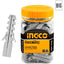 INGCO PVC WALL PLUG GREY (BOTTLE)