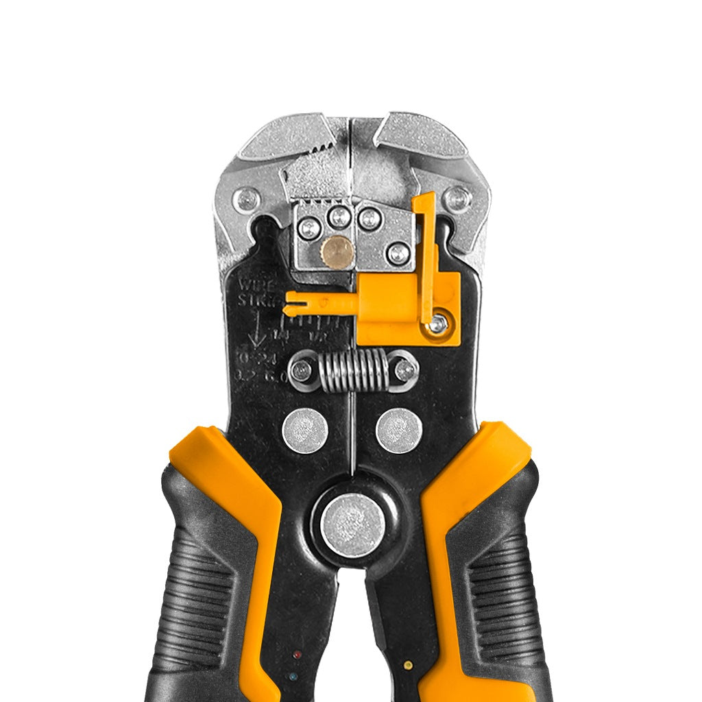 INGCO SELF ADJUST WIRE STRIPPER, CUTTING, CRIMPING HWSP102418
