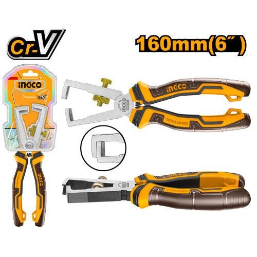 INGCO WIRE STRIPPER PLIER 6" 160MM HWSP28160 Main image