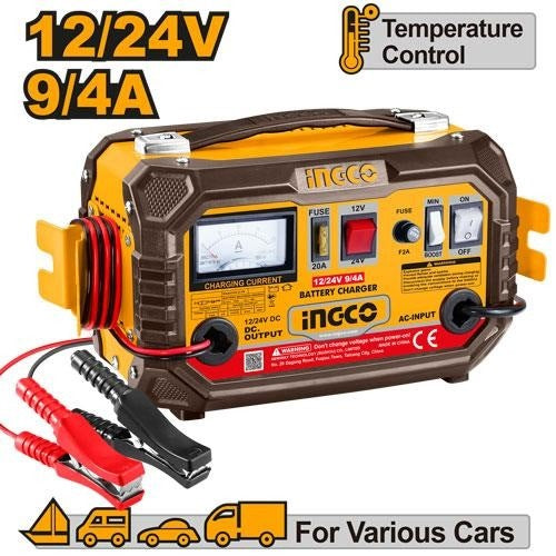 INGCO BATTERY CHARGER 12V/24V BOOST CURRENT 12A ING-CB1601 Main image