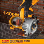 INGCO MARBLE CUTTER 110MM 1400W + DRY WHEEL MC140068