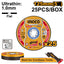 INGCO ABRASIVE CUTTING DISC 125X1.0MM 25PCS METAL BOX MCD1012525