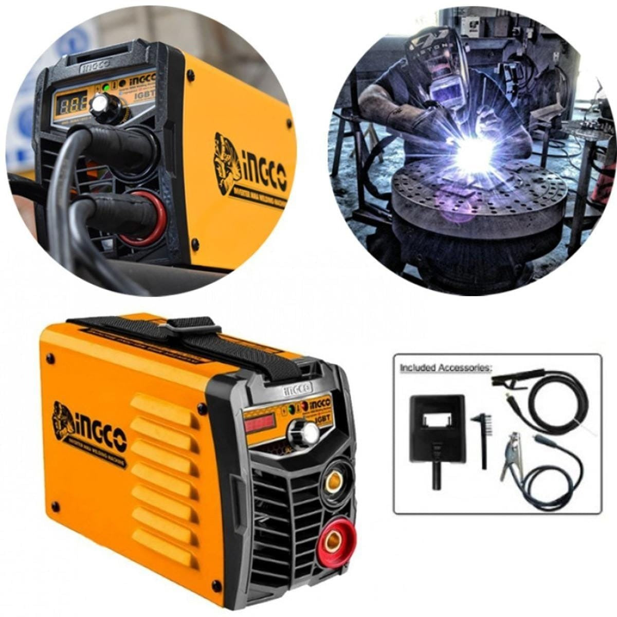 INGCO IGBT INVERTER MMA WELDING MACHINE 160A MMA1602 Secondary image