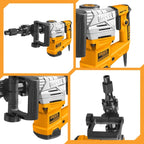 INGCO DEMOLITION BREAKER HEX 17MM CHUCK 20J 1300W PDB13008