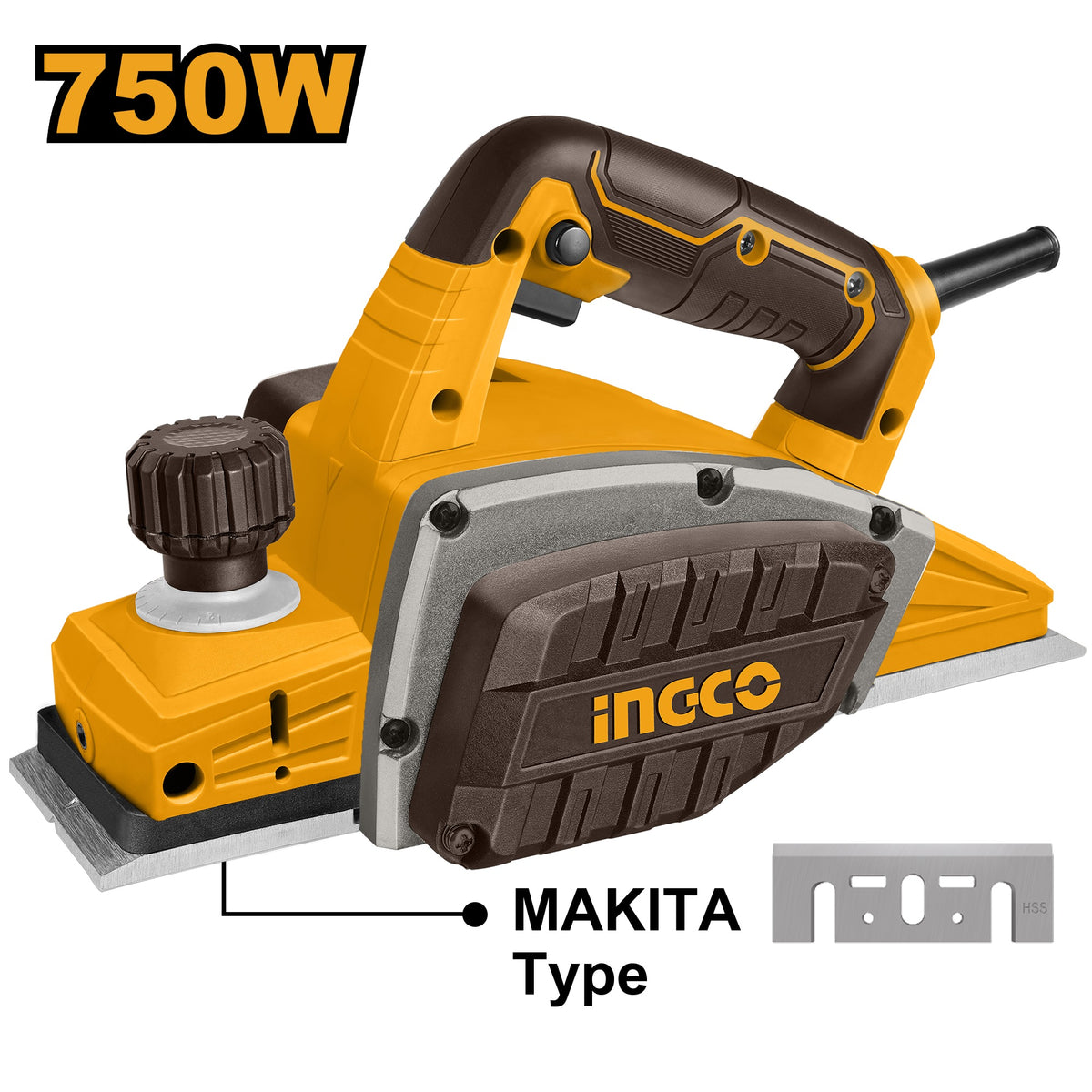 INGCO POWER PLANNER 82MM 750W PL7508 Main image