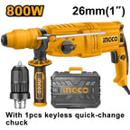 INGCO SDS+ 26MM 3 MODE 800W ROTARY HAMMER RGH9028-2