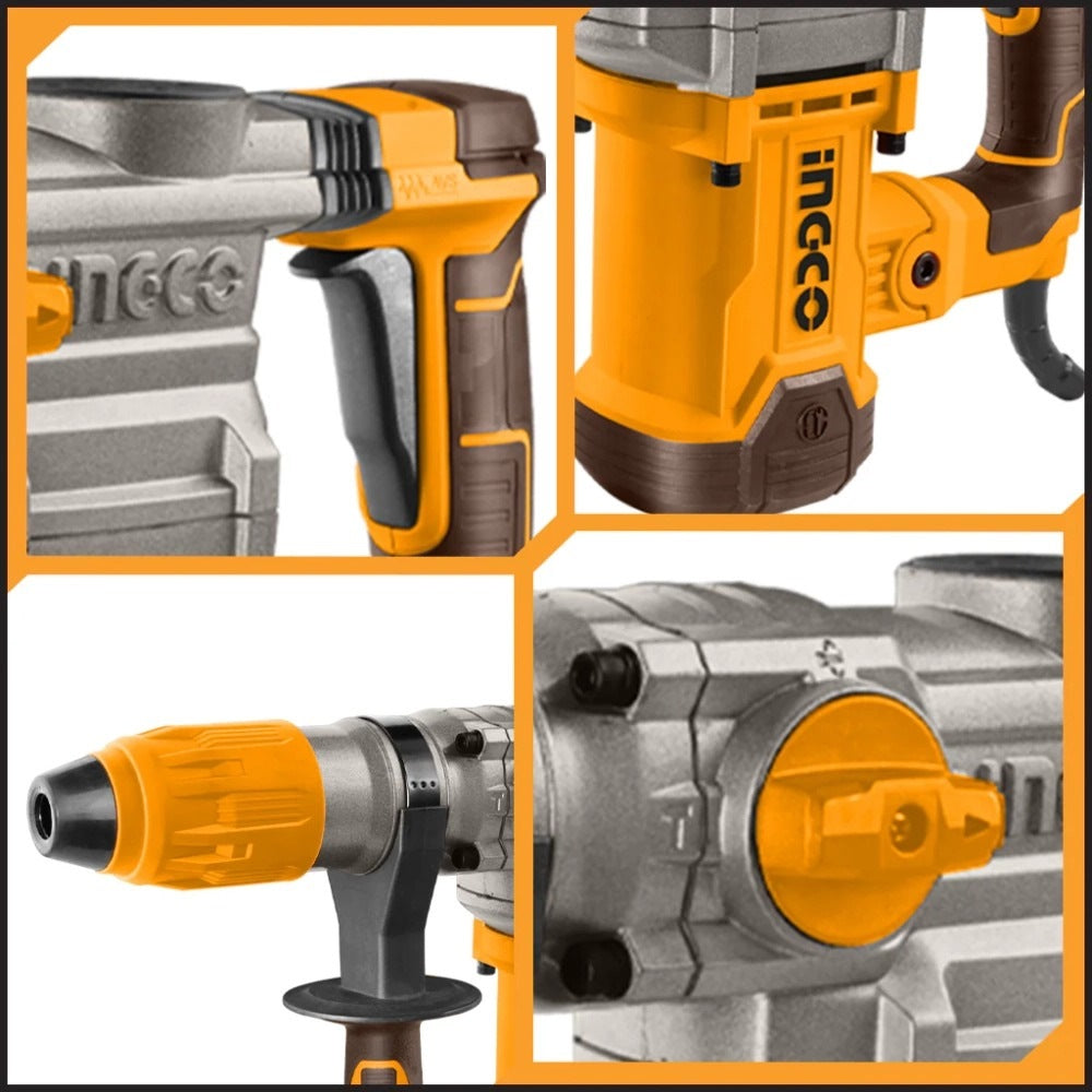 INGCO SDS MAX 40MM 1600W MAX 10J ROTARY HAMMER RH1600388