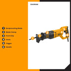 INGCO ELECTRIC RECIPRO SAW 750W RS8008