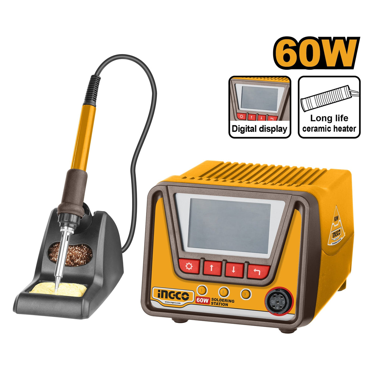 INGCO SOLDERING STATION ADJ. TEMP 60W SI016923 Main image