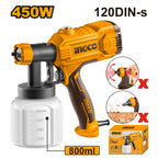 INGCO ELECTRIC SPRAY GUN 450W 800ML CONTAINER SPG3508