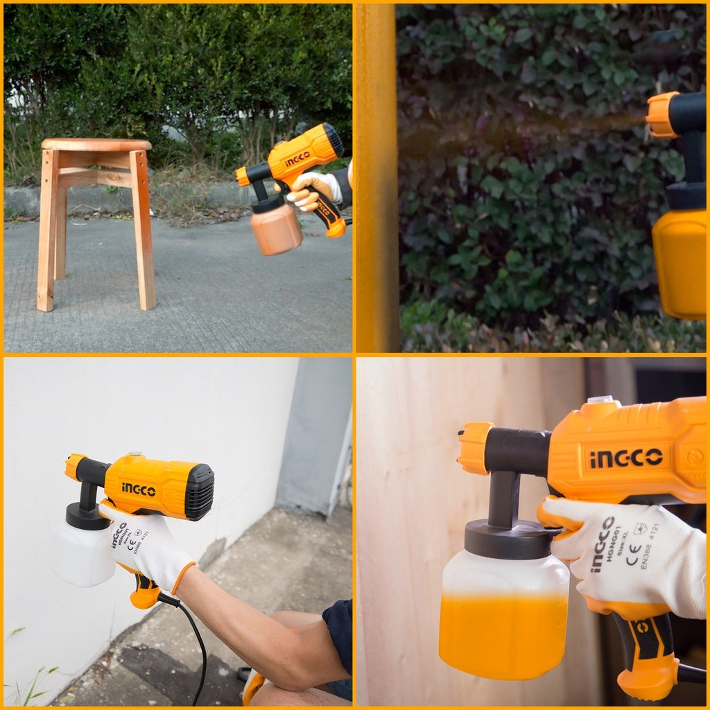 INGCO ELECTRIC SPRAY GUN 450W 800ML CONTAINER SPG3508