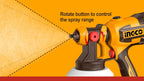 INGCO ELECTRIC SPRAY GUN 530W 1000ML CONTAINER SPG4506