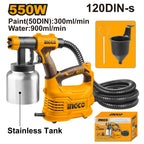 INGCO HVLP ELECTRIC SPRAY GUN 550W 800ML CONTAINER SPG5008-2