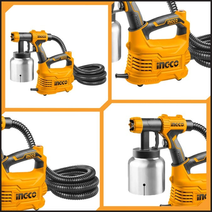 INGCO HVLP ELECTRIC SPRAY GUN 550W 800ML CONTAINER SPG5008-2 Secondary image