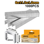 INGCO STAPLE 8MM WIDTH X 0.7MM FOR HSG1404, 1405 STS0208