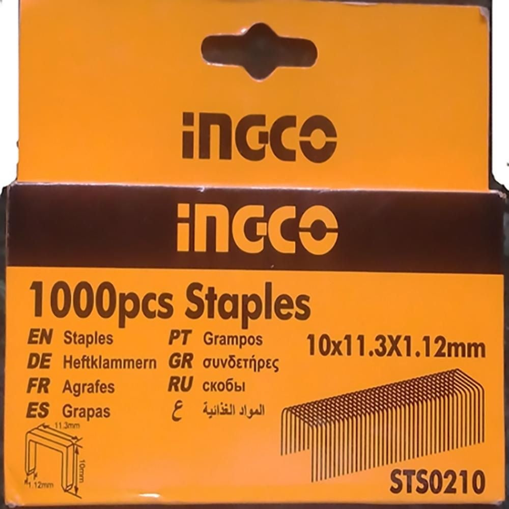 INGCO STAPLE SIZE 10MM, 1.2MM WIDTH FOR HSG1404, 1405 STS0210 Secondary image