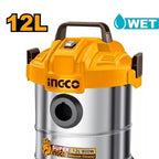 INGCO WET & DRY VACUUM CLEANER 800W 12L TANK VC14122