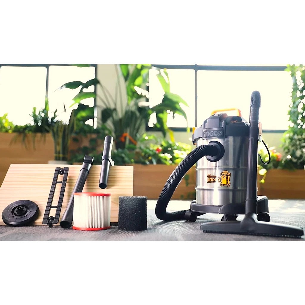 INGCO WET & DRY VACUUM CLEANER 800W 12L TANK VC14122