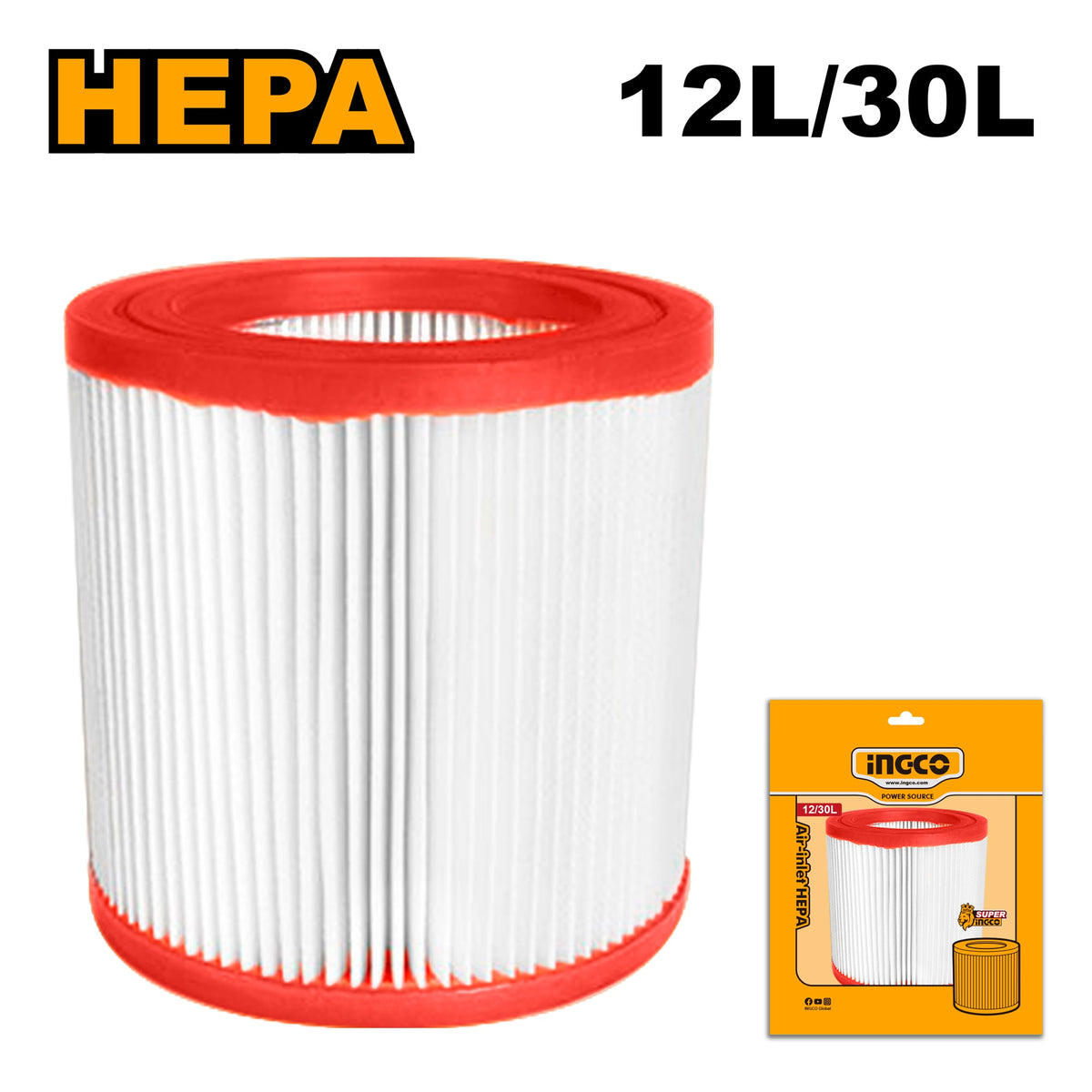 INGCO AIR-INLET HEPA FILTER FOR VC14301, VCAIHP02