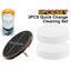 INGCO 3PCS LIGHT DUTY SOFT SPONGE SET WITH QUICK CHANGE BACKER WCB35351
