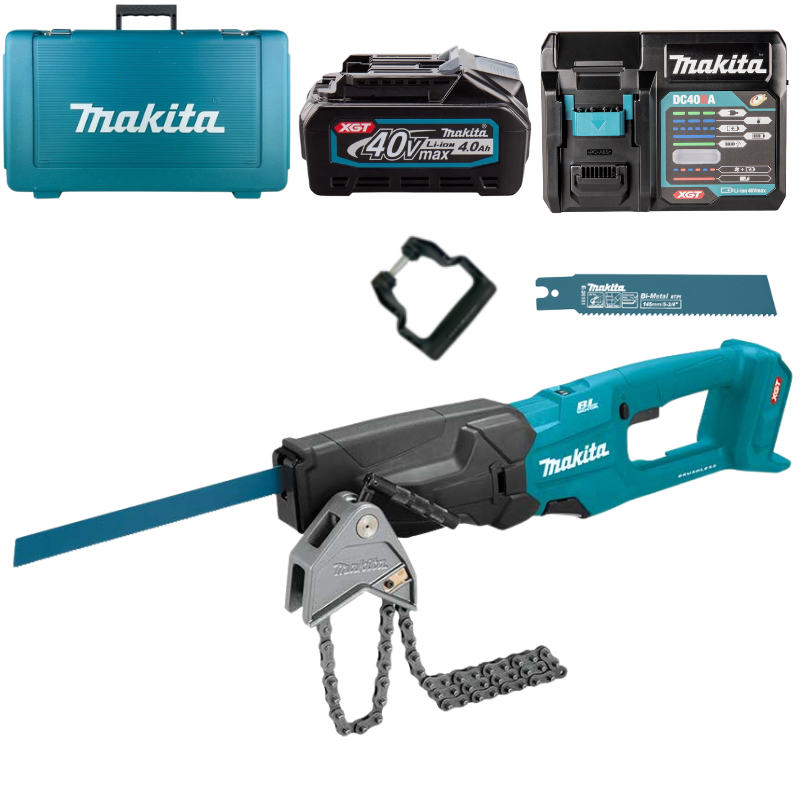 MAKITA 40V XGT, JR003G Cordless Recipro Saw, 26MM Stroke, Max Cutting Diameter: 220MM