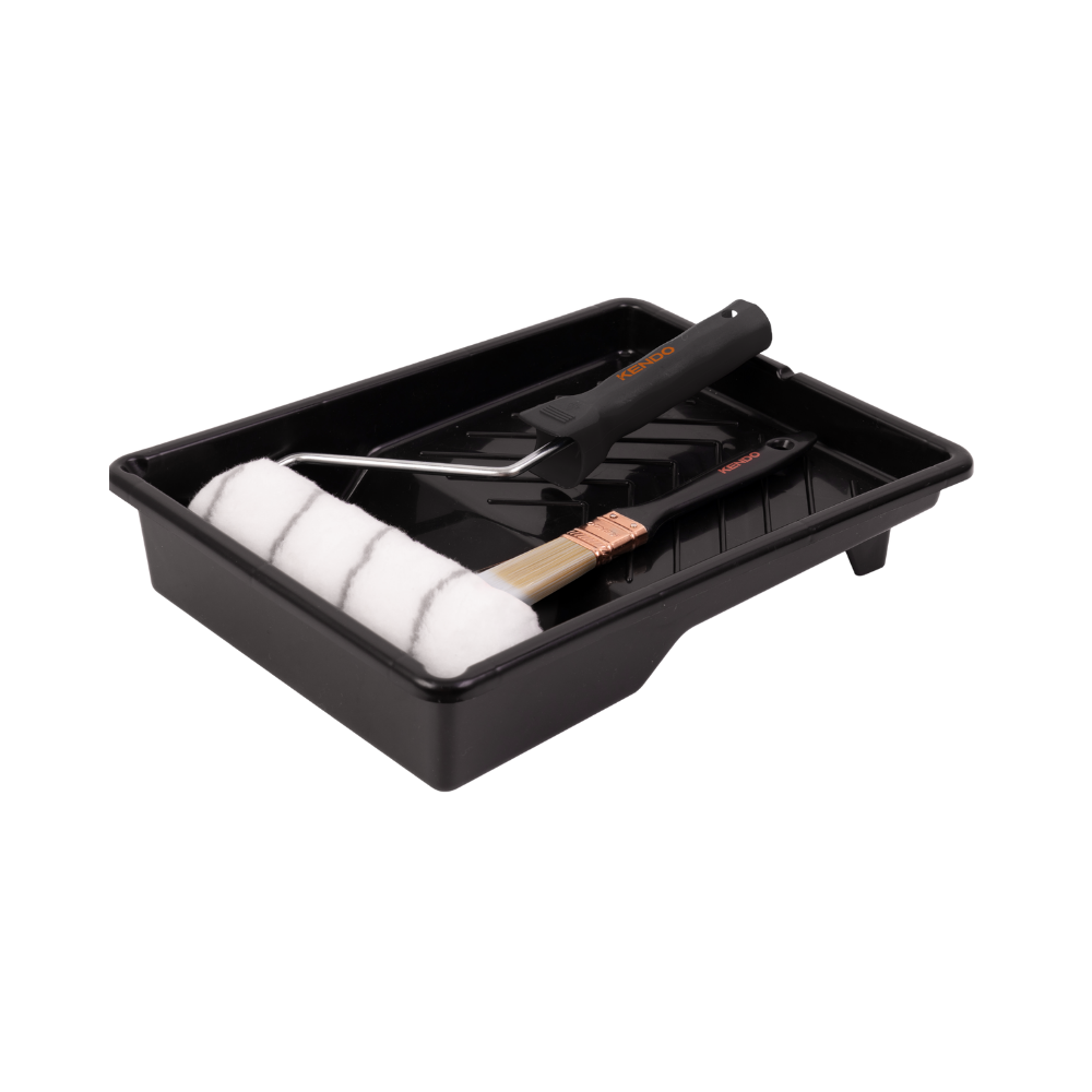 KENDO 4PC BASIC PAINT ROLLER SET, 7" (180MM) - 46703