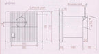 KDK 10BAQ1 bathroom ventilating fan
