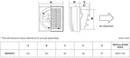 KDK 15WHPCT window ventilating fan
