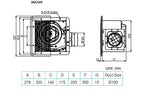 KDK 24CUH ventilating fan